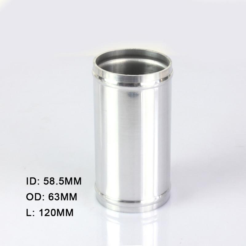 Length 120mm Aluminum Pipe Tube Intercooler Pipe High Class Treatment Engine Air Flow Intake Tube