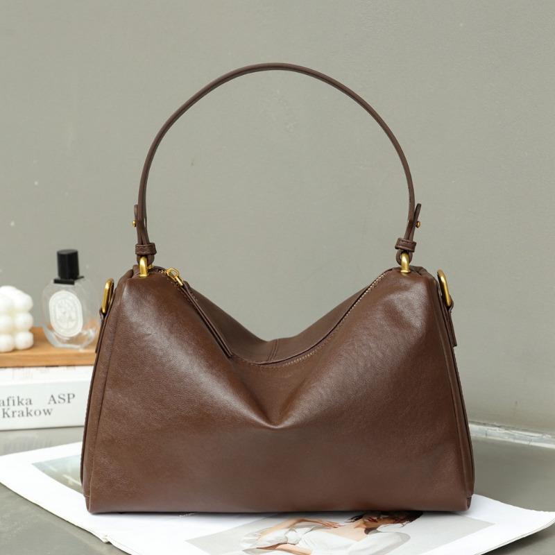 

Модная винтажная женская сумка-подушка из натуральной кожи с верхним слоем из коровьей кожи растительного дубления, женская сумка через плечо коричневый