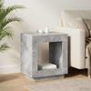 Side Table Concrete Grey 60 x 40 x 65 cm Engineered Wood