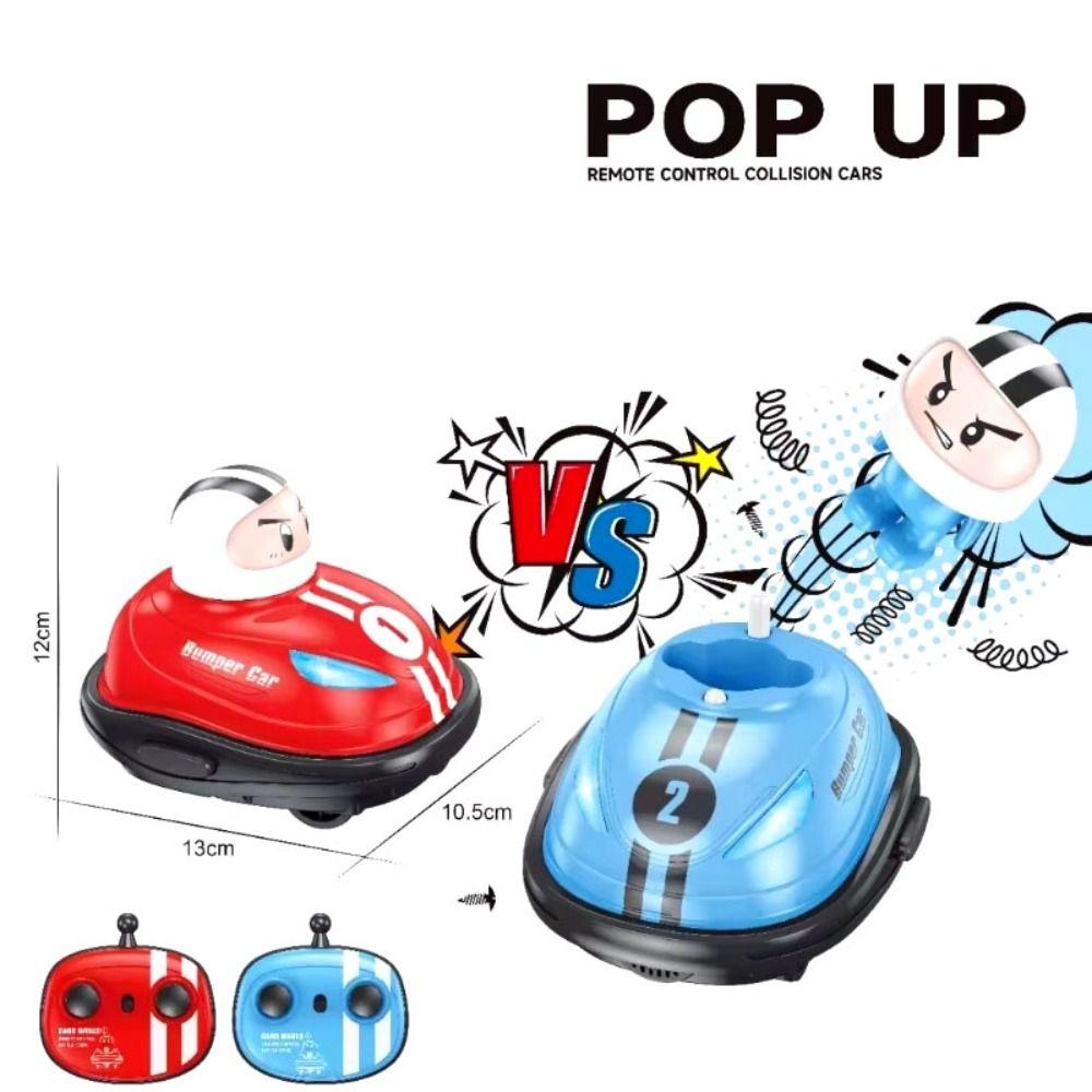 Rechargeable Super Battle Bumper Car Pop-up Doll RC Bumper Cars  Kids Gifts