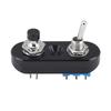 Aluminum Alloy Universal Motorcycle Handle Handlebar Grip Switch Headlight Horn On Off Black