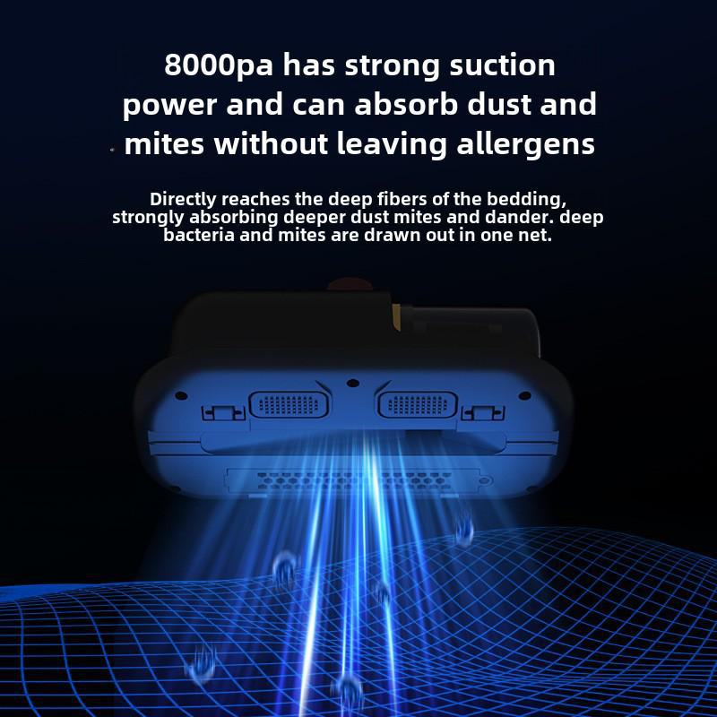 Kabelloser Handstaubsauger mit UV-Desinfektion zur Milbenentfernung