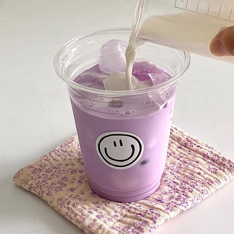 Disposable PET Plastic Cold Drink Cup with Lid
