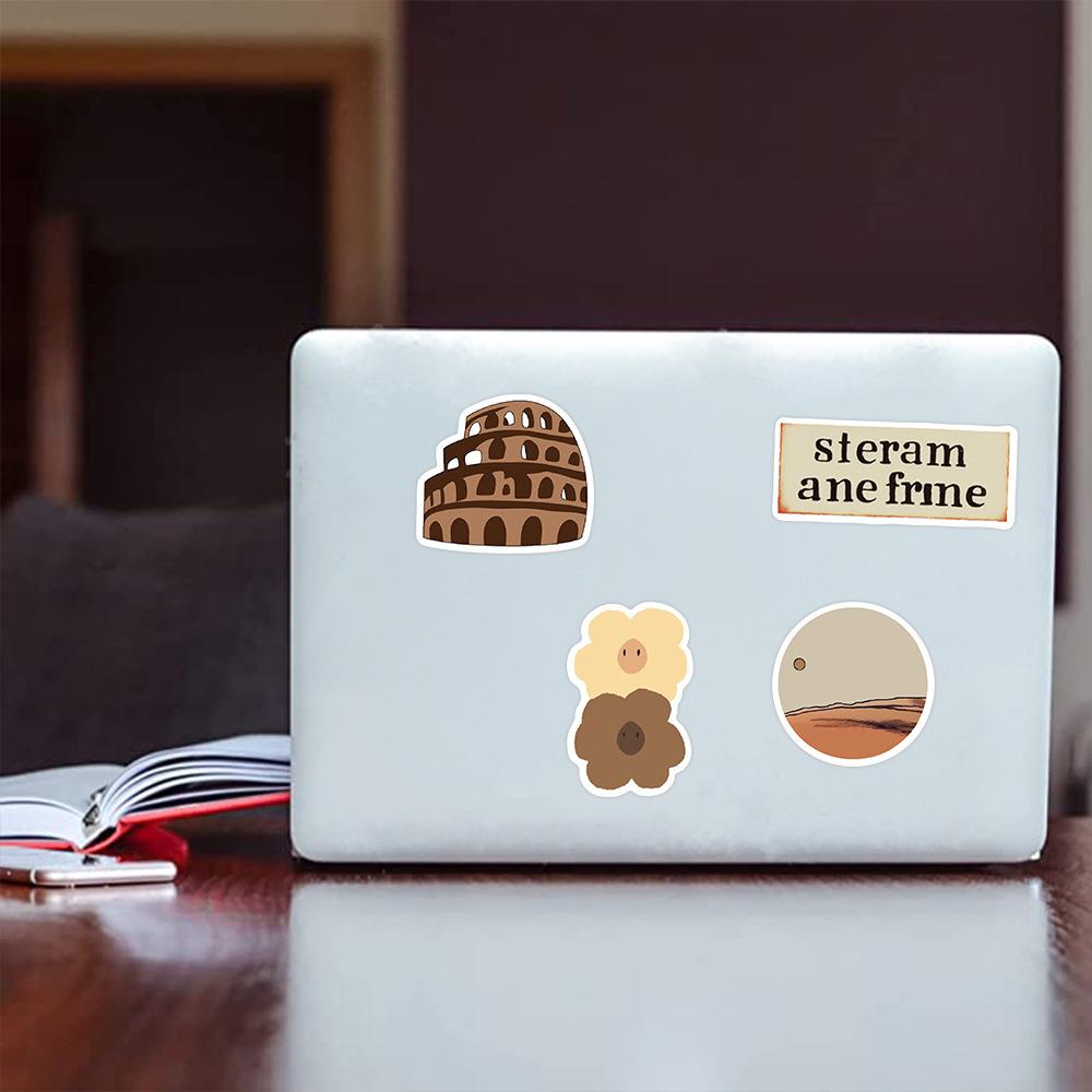 50Pcs/Set Maillard Styles Art Series 01 Stickers DIY Fashion Waterproof Doodle Decals Stickers