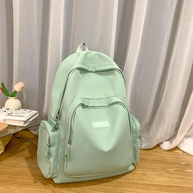 

Stylish Unisex Nylon Backpack With Water-resistant Design For Business Outings зелёный