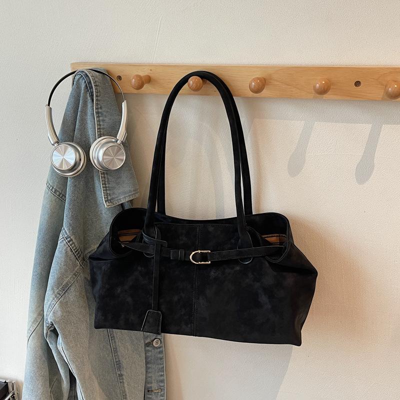 Retro bag large capacity women's 2025 new high-end atmospheric shoulder bag autumn and winter commuting versatile tote big bag