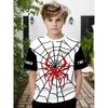 Fashion Children's Clothing Crew Neck Short Sleeve 3D Casual Color Printing Casual Short Sleeve Crew Neck T-Shirt
