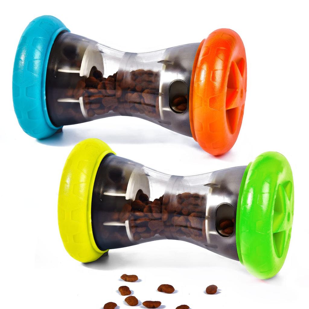 AUSCAT Dog Snack Pet Educational Food Food Prevents Fast For Small to Medium Dogs and Set of 2 Toy, Ball, Toy, Bowl, Toy, Eating, Durable, Cats,