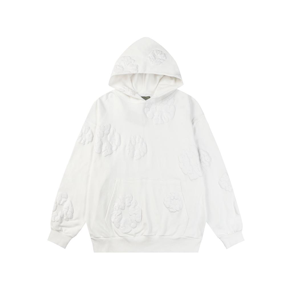 DRIPX Nueva Moda Sudadera con Capucha Estampada de Algodón Espumado, Moda Europea y Americana Sudadera Deportiva para Hombre