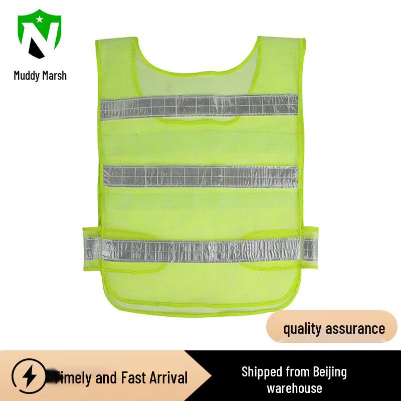 Multi-Pocket Mesh Reflective Safety Vest