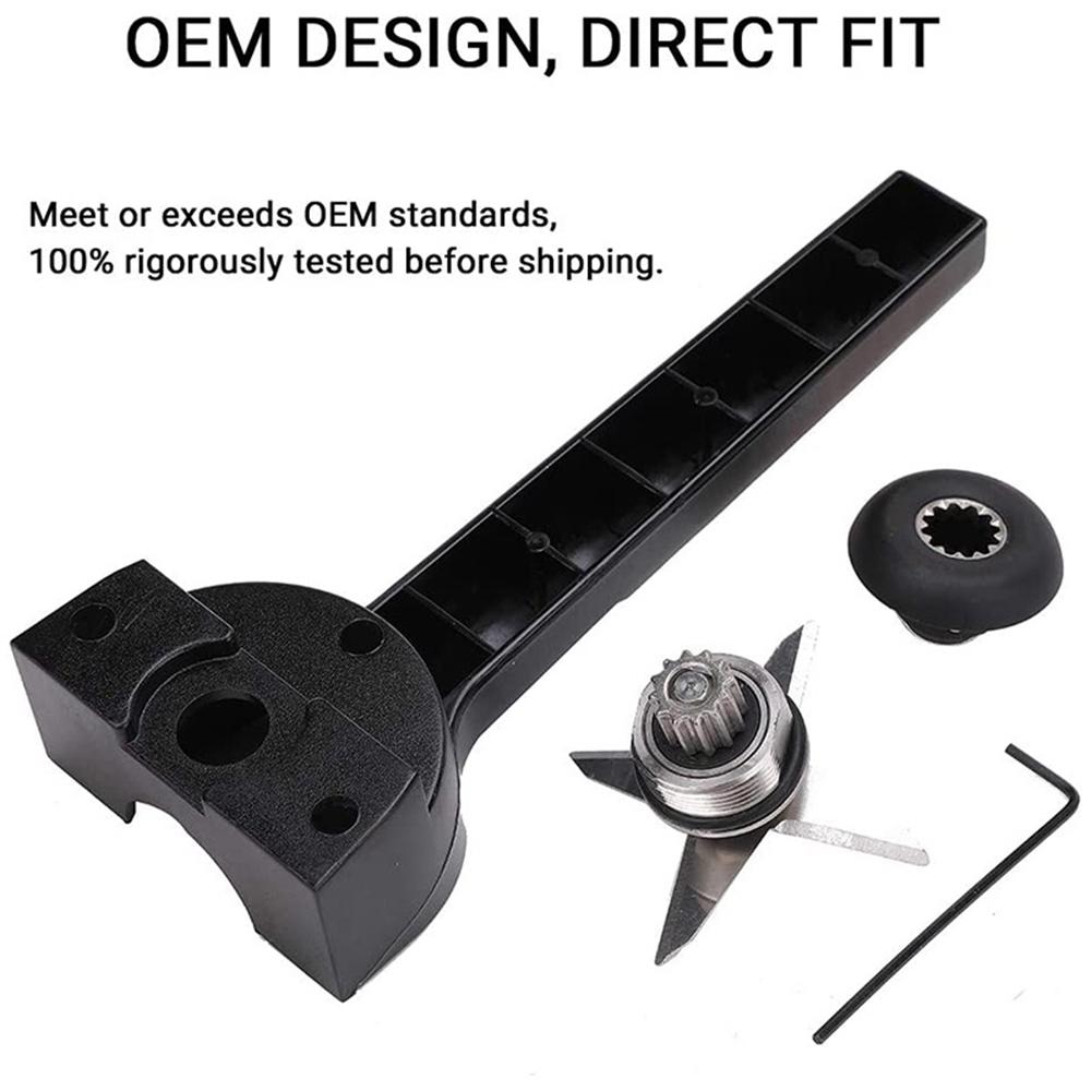 Blender Wet Blade Assembly with Wrench & Drive Socket Removal Tool Kit Replacement Parts for Vitamix 5200 Series