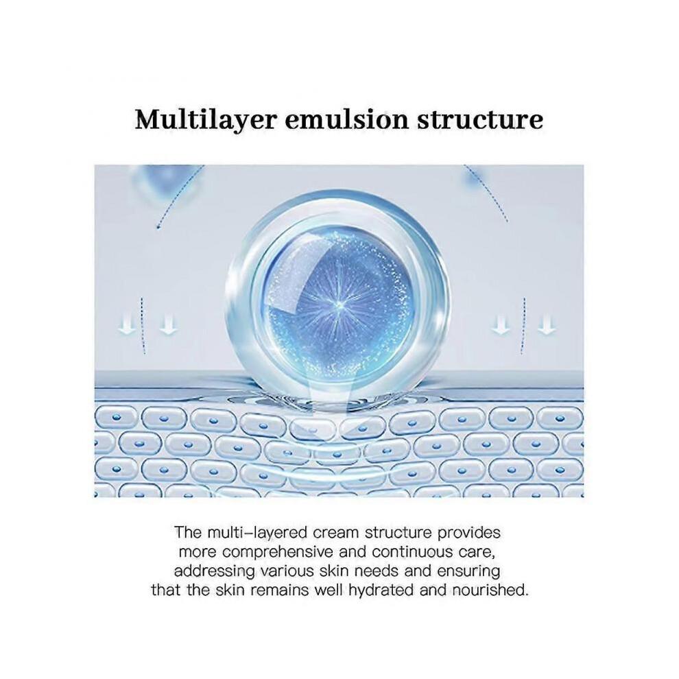 345 Crème Apaisante Hydratant Quotidien pour Peau Sensible à Tendance Acnéique Hydratation Profonde Apaisement des Imperfections Soin Anti-Âge