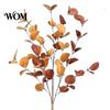 Flexible DIY Floral Supplies Fall Eucalyptus Stems, Artificial Leaves, Fake Greenery Branches, Faux Branches Flowers for Wedding Centerpiece