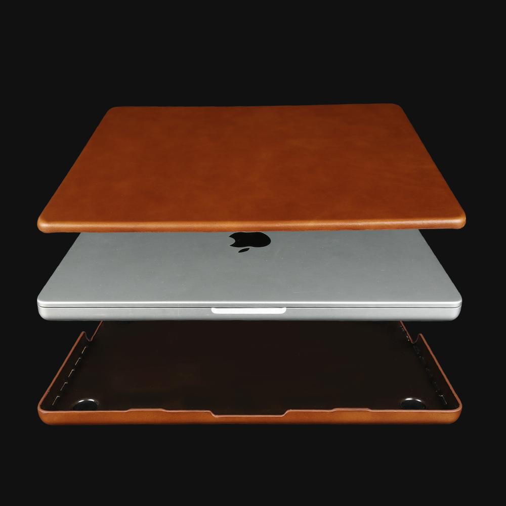 Laptop Genuine Leather Case for Macbook Air 15 A3448 M5 Pro 16 A3428 A3429 Pro 14 A3426 A3427 Air 13 A3449 M5 2026 Cover Cases