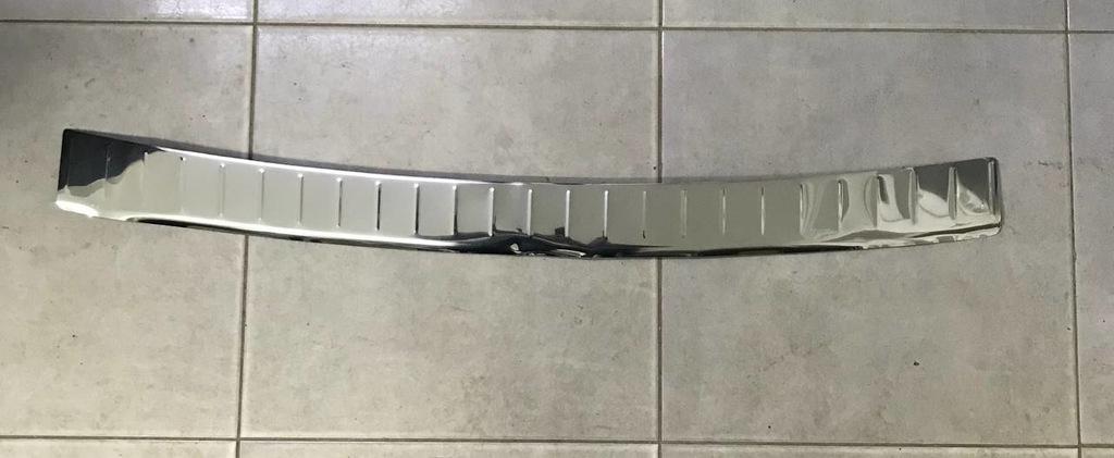 

УЦИНКА! Накладка на задний бампер 2014-2025 Carmos (нерж.) для Nissan Juke