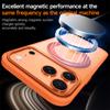 Magnetic Rotating Bracket Phone Case for IPhone 17 Pro Max 17 Air 17 Pro Frosted Transparent PC+TPU Ring Stand Back Cover