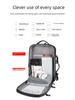 Wasserdichter Business-Reiserucksack für Herren mit großem Fassungsvermögen: High-End-Stil & Laptopfach