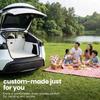 YZ For Tesla Model Y Juniper 2021-2026 Leather Trunk Mats Fully Surrounded Waterproof Non-Slip Liner Custom Floor Mat Accessorie