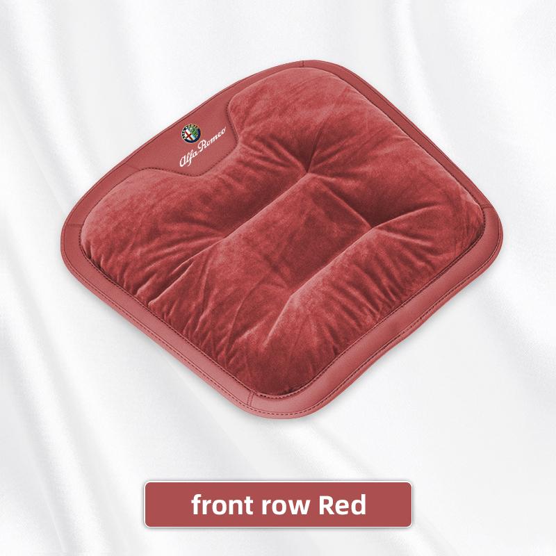 Winter Plush Car Seat Cushion Keep Warm Auto Seat Cover For Alfa Romeo Giulietta Mito 159 Giulia Stelvio 156 147 Tonale Brera YY1
