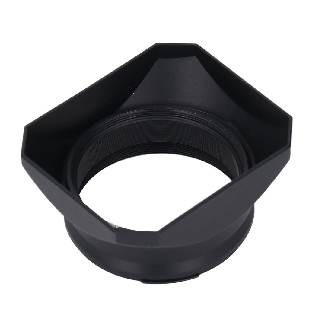 Solblender Firkantet Retro Digitalkamera Solblender for Fujifilm X100-serien for 49mm Filtre Svart