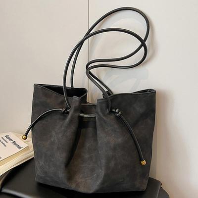 Borsa Tote a Mano da Pendolare Rilassata e Retrò, Alto Livello Estetico, Semplice Borsa a Spalla Singola