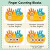 Finger Counting Math Toy with Number Blocks, Math Manipulatives for Kids 3-5, Educational Toys School Supplies, Birthday Gifts for Boys Girls