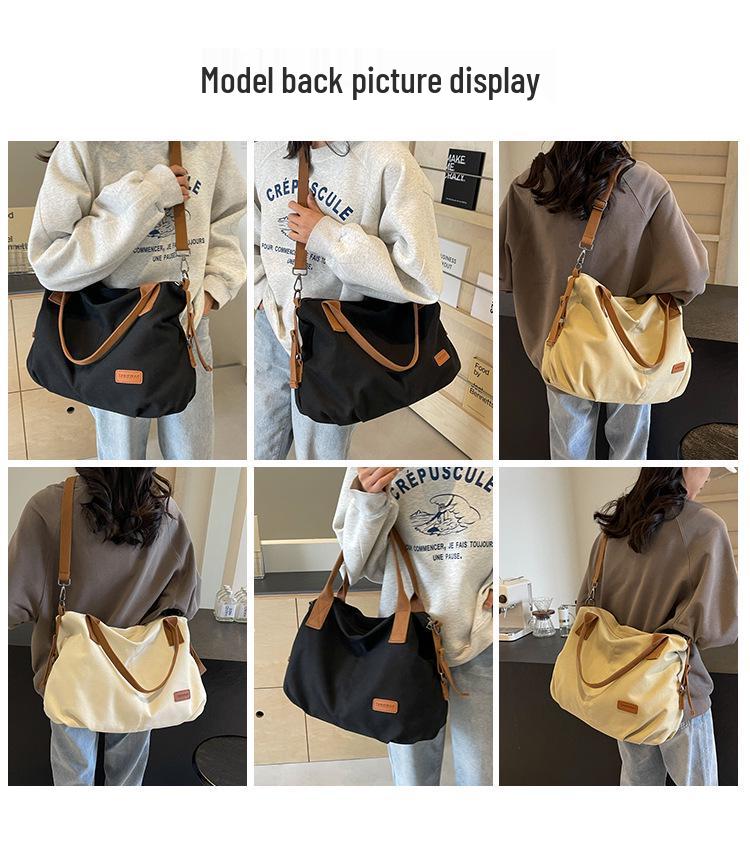2025 Trendy Ruiying Large Capacity Women's Canvas Crossbody Tote Shoulder Bag