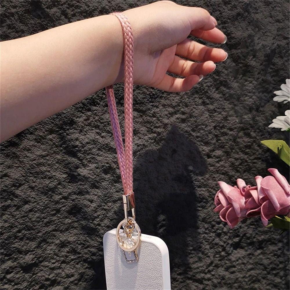 Holder Webbings Ribbon Badge Strap Woven Strap Rope Mobile Phone Lanyard Wrist Rope Phone Hang Rope