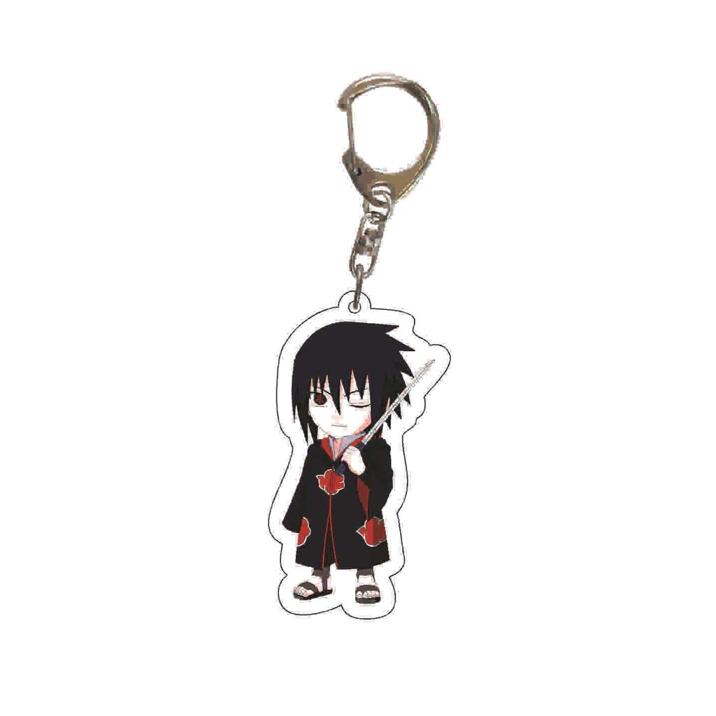 Naruto Akatsuki Pain & Sasuke Acrylic Keychain Pendant