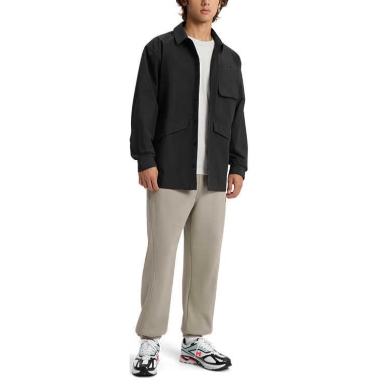 Under Armour Bonded Fleece Fashion Casual Simple Versatile Comfortable Knitted Sports Pants Men Pants Urban-Khaki 6001979-299