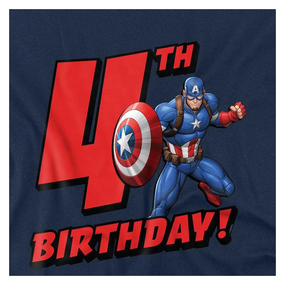 Captain America Childrens/Kids 4th Birthday Sweatshirt