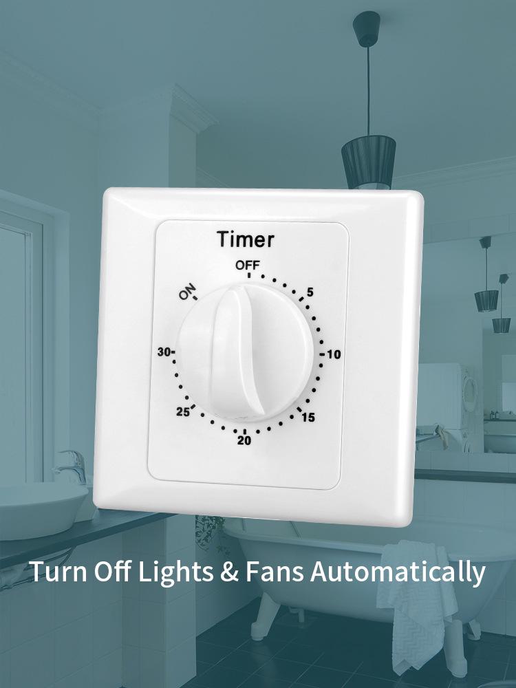 Digital Countdown Timer Switch for Surface-mounted Home Installation