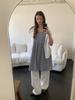 Deomiteun Sleepy Layered One-Piece (Gray Check)