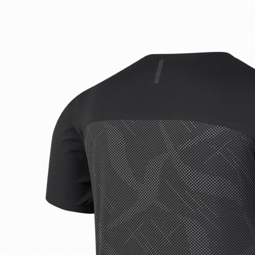 Saucony Quick-Dry Short Sleeve T-Shirt Men Tops Black SC2249108A-BK01