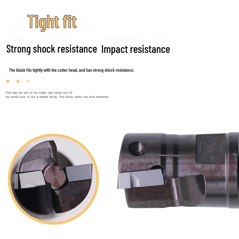 Vibration-Resistant CNC Milling Cutter Head, MPHW060308 Locking Type