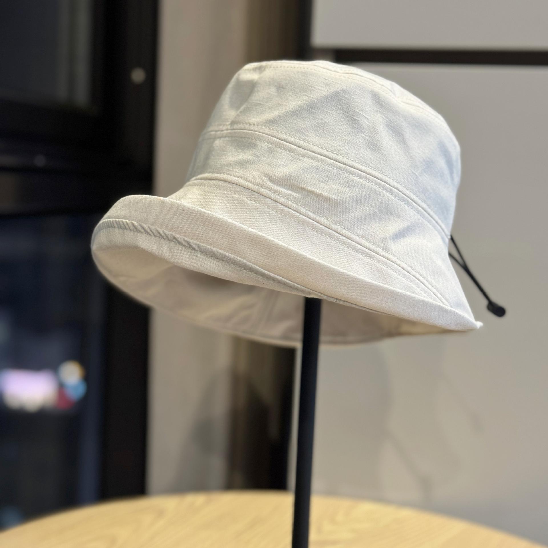 

New Spring and Autumn Black and Beige Linen Fisherman Hat for Women, Artistic Style, Casual Versatile Bucket Hat with Curled Brim, Trendy Adult54-60Adjustable бежевый