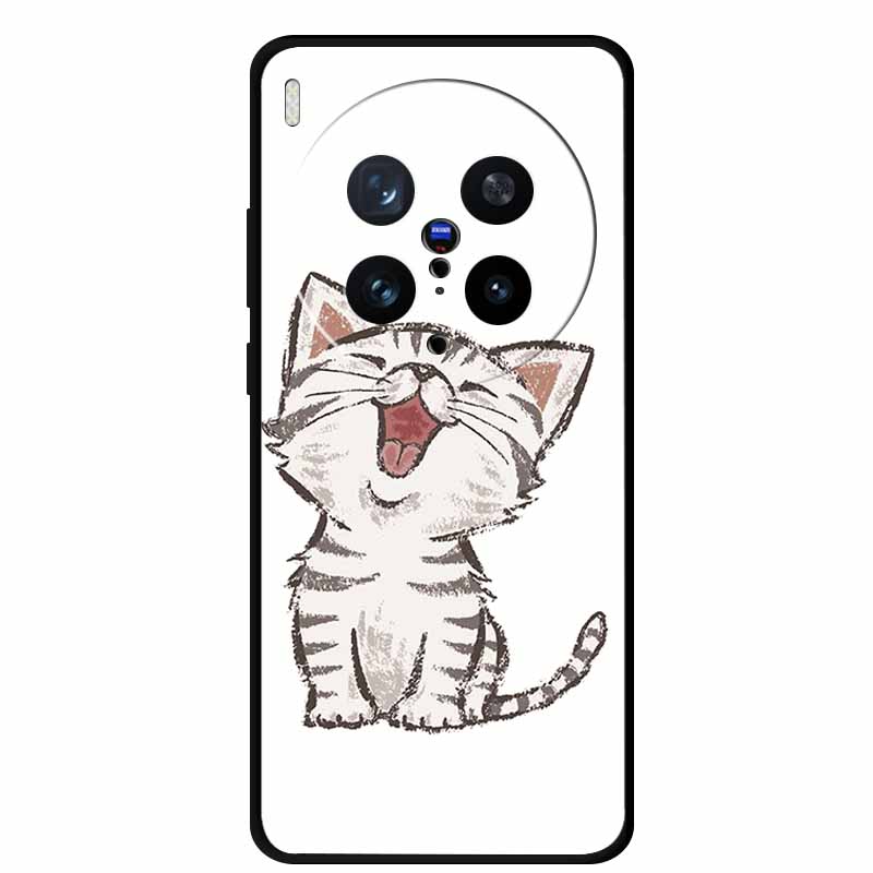 

Чехол для телефона Vivo X200 Ultra Крутое Животное Лев Черный Силикон Мягкая Задняя Крышка Для Vivo X200 Pro Mini 5G Чехол Защитный Корпус Vivo X200 Ultra