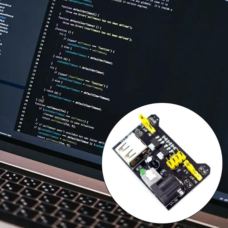 Doppelspannungs-Stromversorgungsmodul für Breadboards mit 5V und 3.3V Ausgängen für MB102 Bread Board und Prototyping