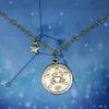 Amano Studio Zodiac Medallion - Cancer Constellation Necklace Jewelry - Gift for Cancer