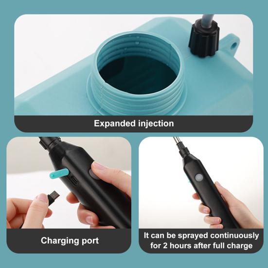 5L/8L Electric Garden Sprayer Backpack Lawn Sprayer with 3 Nozzles Retractable