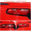 Tail Light Lamp Partition Plate Cover Sticker Trim Compatible with Corvette C7 Stingray 2014-2019 Soft Carbon Fiber 2PCS Tail Light Panel Decorative