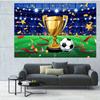 Football celebration party banner - Suitable for birthday parties and also great for decorating the walls during holidays.