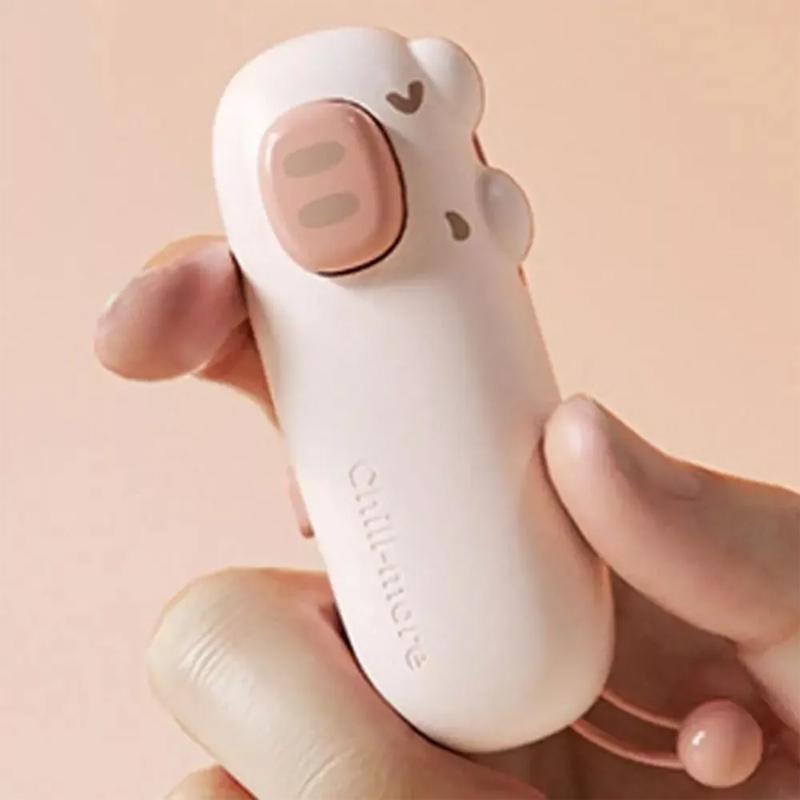 Cute Cartoon Portable Handheld Sealing Machine USB Type-C Rechargeable Mini Heat Sealer for Ziplock Bag