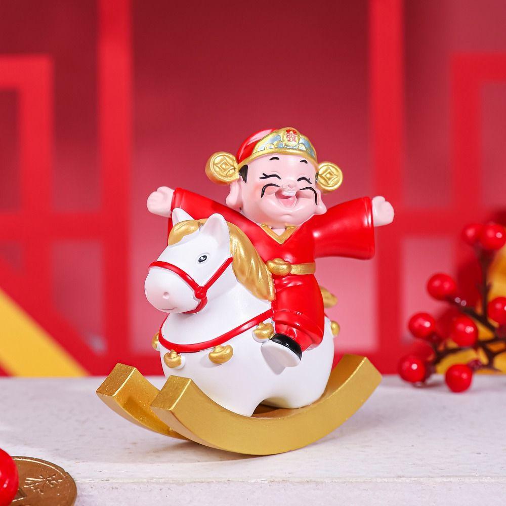 Year of The Horse 2026 Horse Year Figurines Resin Horse Statue  Office Decoration