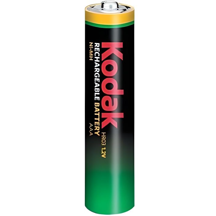 KODAK Wiederaufladbare Batterien Ni-MH LR03/AAA 1,2V 1000mAh - Im Doppelpack verkauft