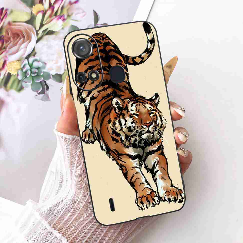 CAse For ITEL A58 Lite Silicone Soft Cover Capa For ITEL A58 A 58 Lite A58Lite New Fashion Butterfly Back Cover Bumper Capa
