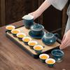 Lan Guyun complete set of household tea making office teapot simple cover bowl tea set