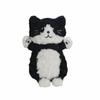 Realistic Texture Simulation Black Cat Plush Doll Soft Brown Cat  Plush Doll  Birthday Gift