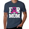 Threadrock For My Mom Breast Cancer Awareness Cancer T-shirt Man Graphic T Shirt Cotton T Shirts Man 100% Man Tshirt T-shirt