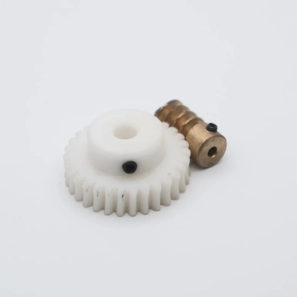 0.8M 1:40 POM Worm Reduction Gear DIY Smart Home Accessories Electronic Remote Control Electronic Lock Gear